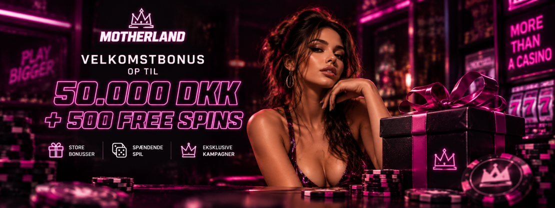 Bonusvilkår hos Motherland Casino